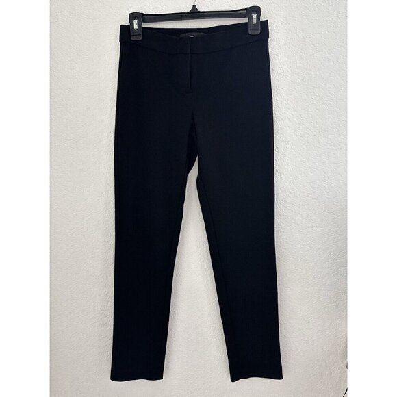 Amanda + Chelsea Point Knit‎ Ankle Slim Pants Size 2 Black Grunge Goth Lagenlook - Picture 1 of 10